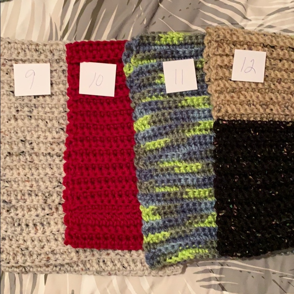 Handmade cowl scarfs! Choose your color! NWOT - Picture 6 of 7